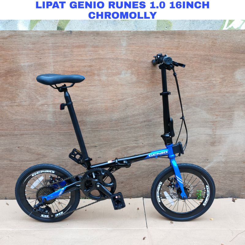 Sepeda Lipat Genio Runes 1.0 16Inch Chromolly