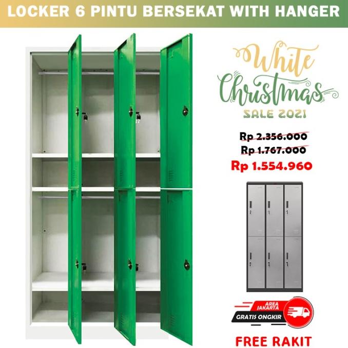 

Locker 6 Pintu Bersekat Dengan Hangar Terlaris