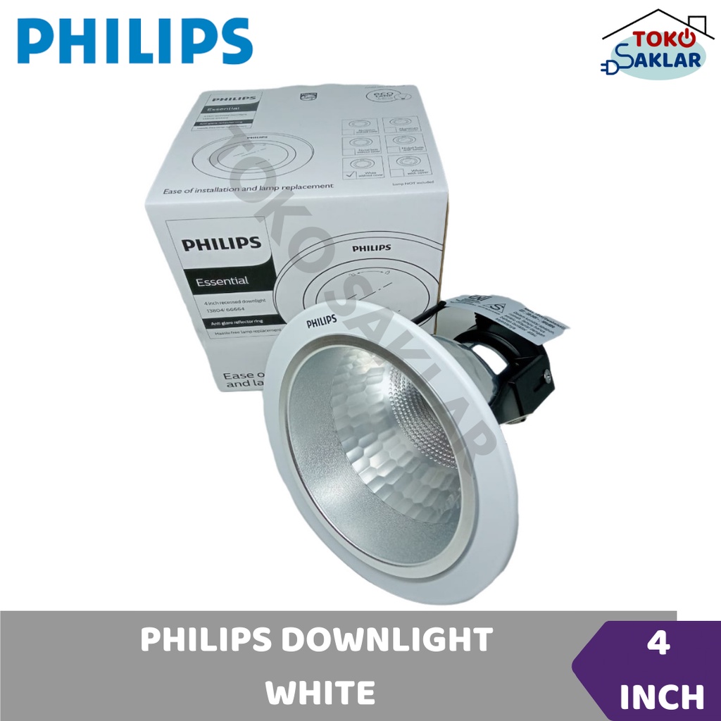 Downlight Philips 4 inch - Putih