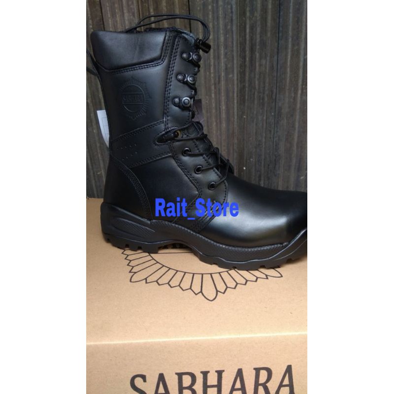 Sepatu PDL Jatah Polri / Sabhara Original Full Kulit