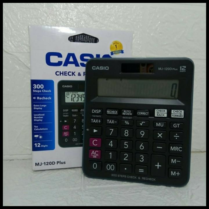 

Kalkulator Meja Casio Mj120D Plus - Check & Correct Calculator Desktop