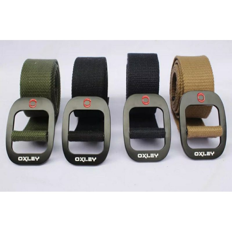 Buckle style-Ikat Pinggang Pria Canvas-Ikat Pinggang Pria Oxley Terbaru-Gesper Import