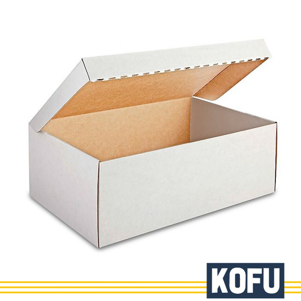 

Kardus Sepatu - 33 cm x 20 cm x 13 cm / Men's Shoes White - K17337