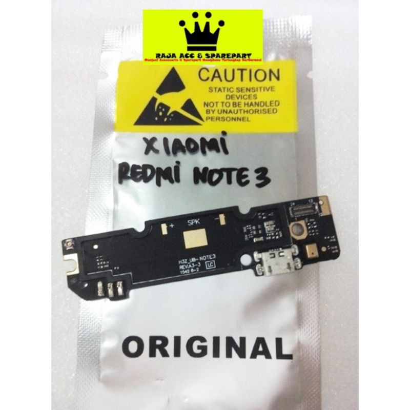 Papan Konektor Charger Xiaomi Redmi Note 3 Original