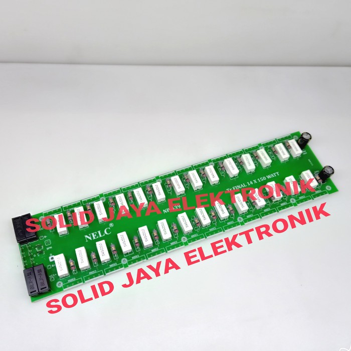 PCB FINAL TRANSISTOR 14 SET 2100W - 2800W MONO PCB CIRCUIT TR TRANSISTOR FINAL SANKEN TOSHIBA NELC