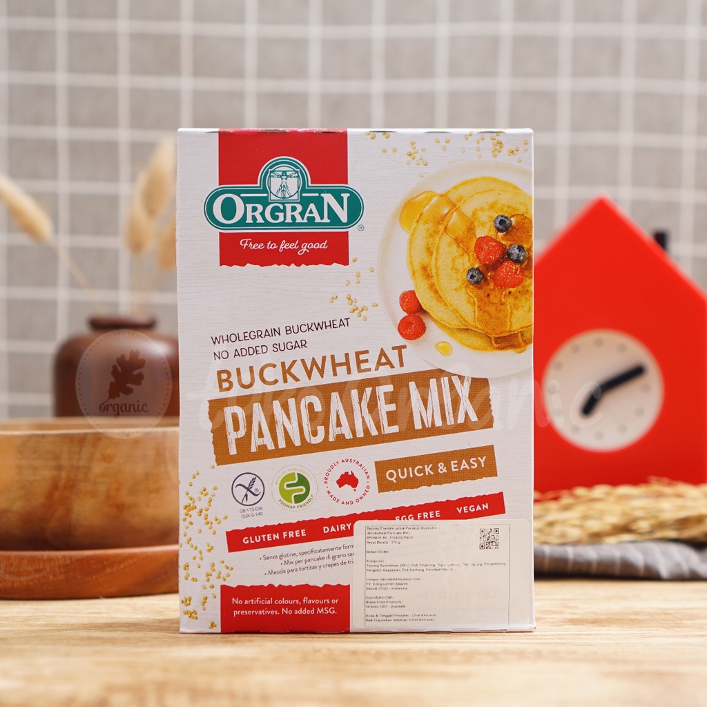 

Buckwheat Pancake Mix 375gr - Orgran