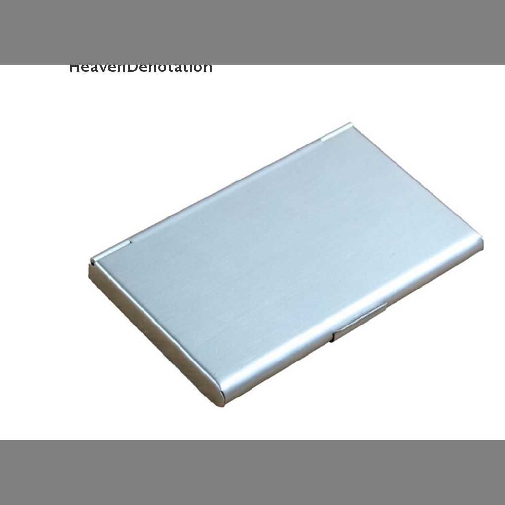 (Heavendenotation) Kotak Holder Kartu Kredit / Id Bahan Stainless Steel