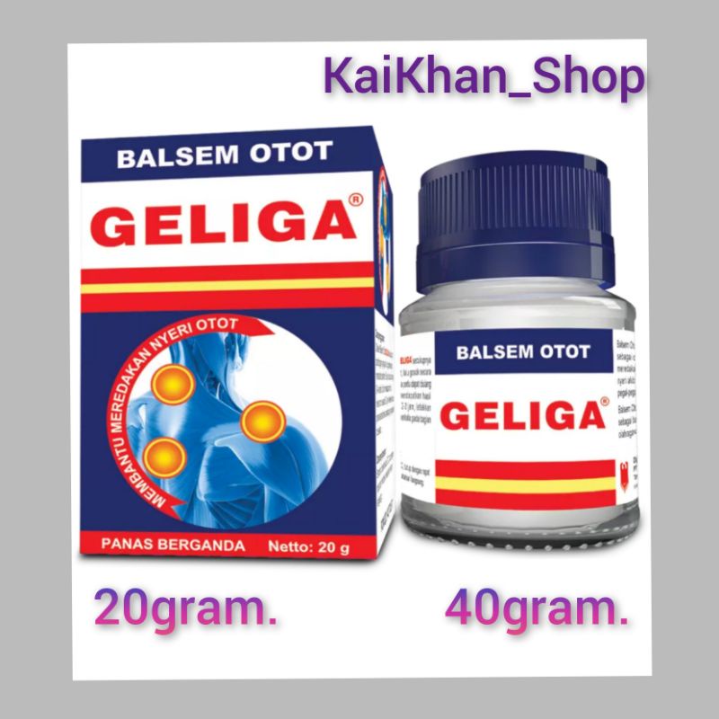 Balsem Otot GELIGA [ 20gram | 40gram ]