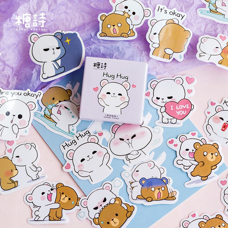 

Sticker Animation Cartoon Bear Label Scrapbooking ST187