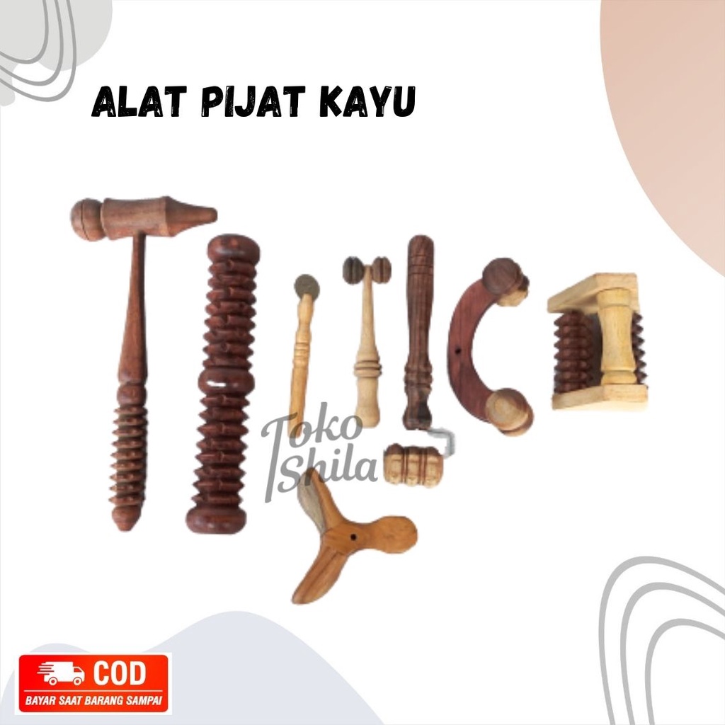 Alat Pijat Tradisional/ Alat Pijat Refleksi/ Alat Pijat Bahan Kayu
