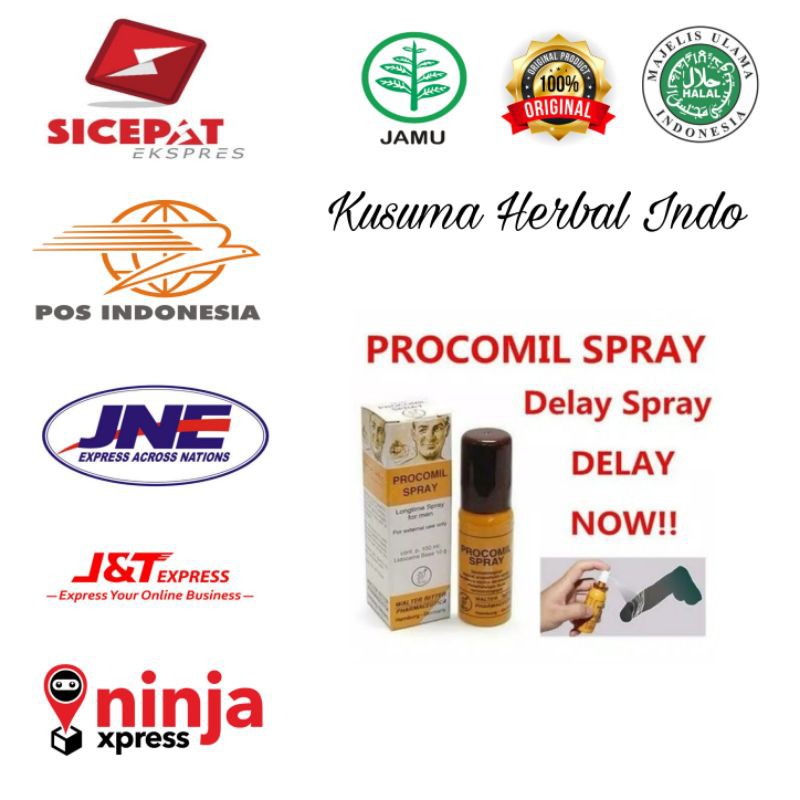 Herbal Original Procomil Spray Kuat Tahan-Lama