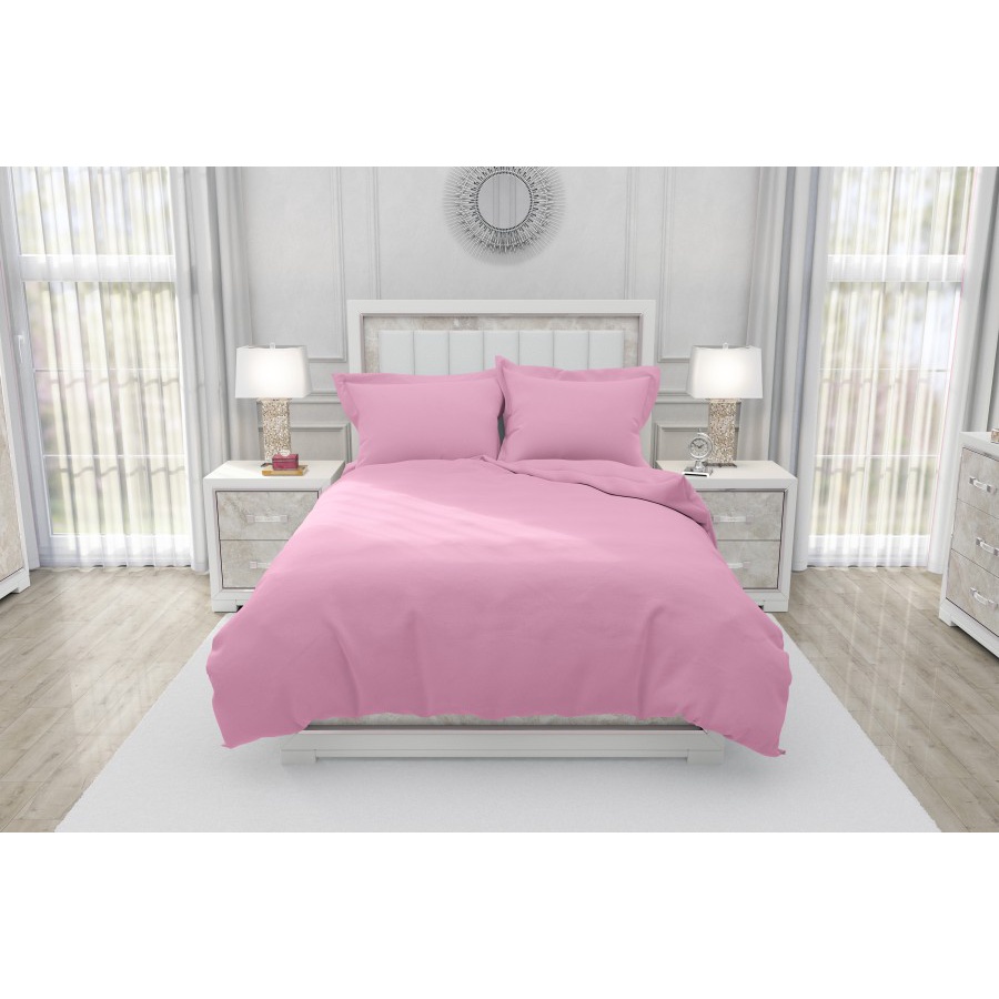 Sprei B4 Polos Emboss Califronia By My Love Pink Maccaron 180x200