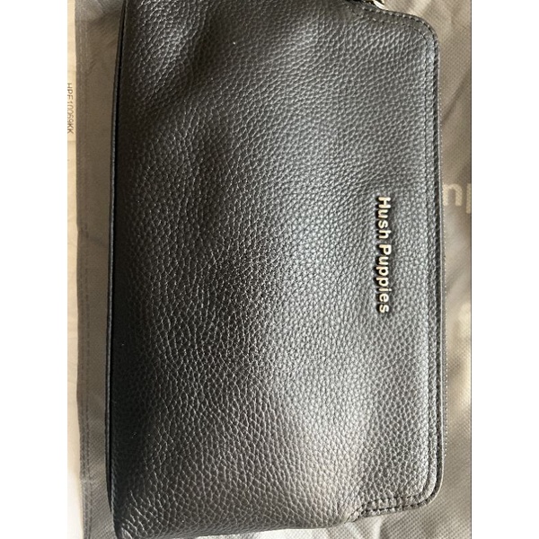 Hand bag tas tangan pria Hush Puppies black