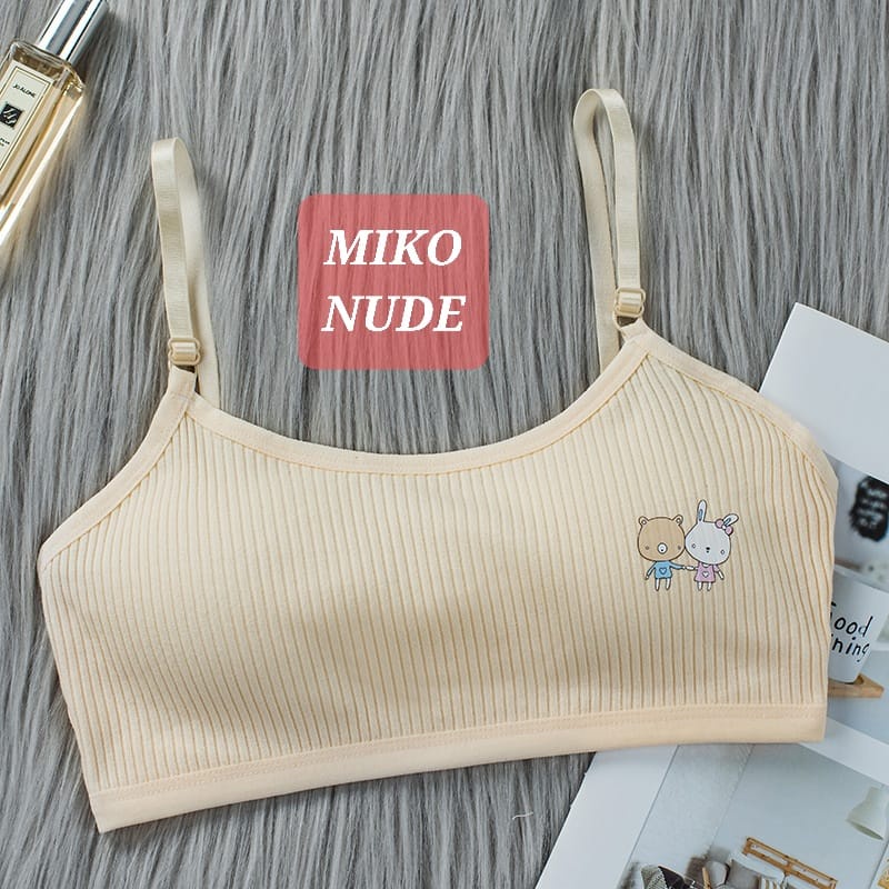 BAJUKIDDIE MIKO MINISET PAKAIAN DALAM ANAK PEREMPUAN SD SMP REMAJA KAOS DALAM BRA KOREA IMPORT NOT SOREX