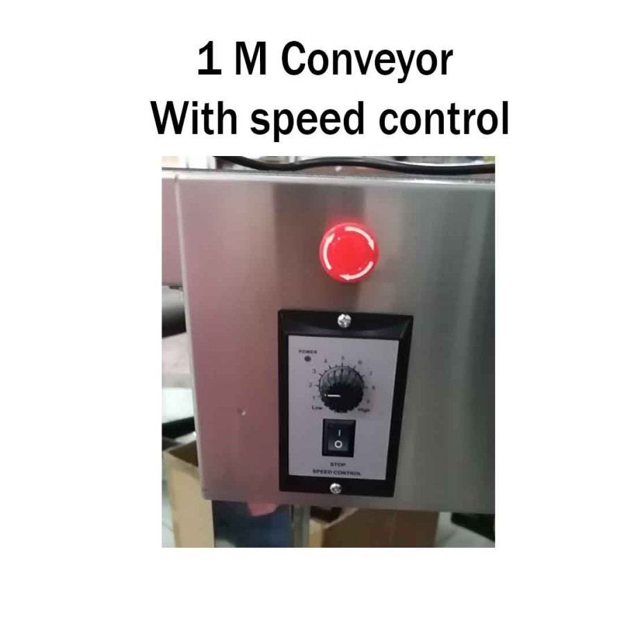 Conveyor 1 meter dengan speed control