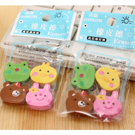 

PH010 Penghapus Dengan Karakter Lucu 4 in 1