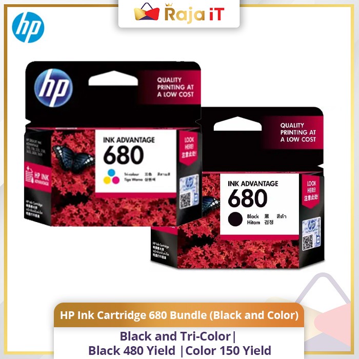 K4urgs36t Hp Ink Cartridge 680 Bundle (Black And Color) y2R01