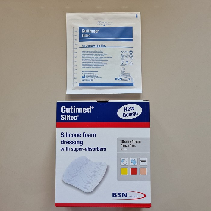 Cutimed Siltec 10x10cm / Cutimed Siltec 10x10 / Cutimed Siltec / BSN