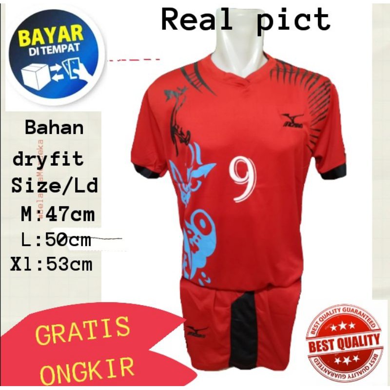 BAJU FUTSAL/JERSEY BOLA /BAJU VOLLY MIZ*NO