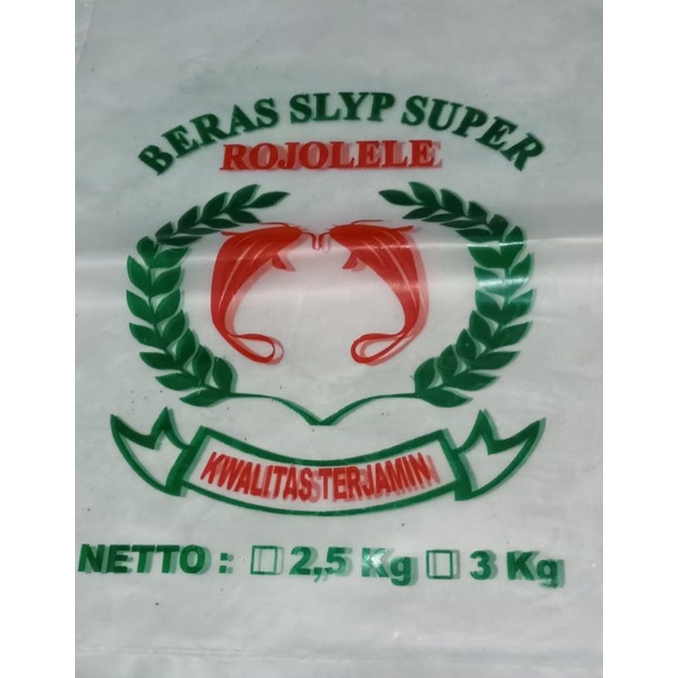 

plastik beras rojolele (kepala 2) 2,5kg-3kg