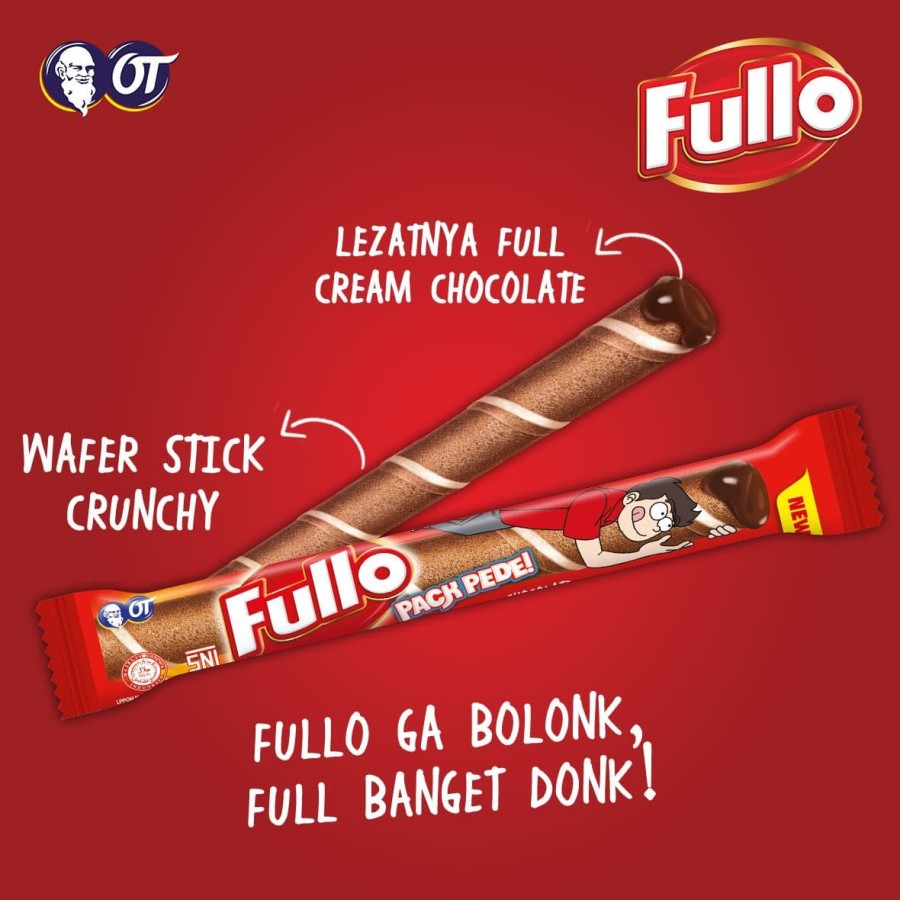 FULLO STICK CHOCOLATE 8 gram - 1 BOX ISI 24 pcs