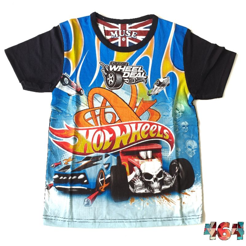 Muse Kaos Anak Hot Wheels