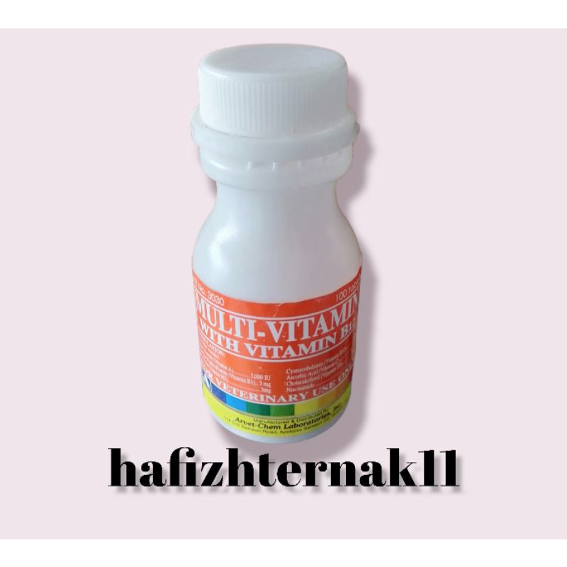 Multivitamin with vitamin b12 ( vitamin ayam aduan )