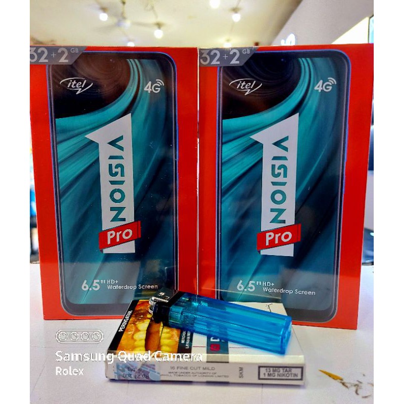 ITEL - Vision 1 Plus 3+32GB // Vision 1 Pro 2+32GB - Layar 6.5"HD+Waterdrop Screen - Garansi Resmi