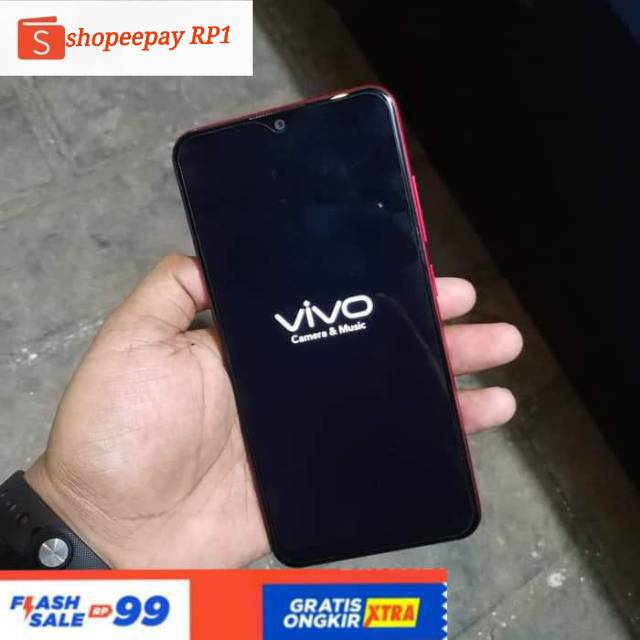 Handphone Hp Vivo Y91C 2 16 Second Seken Bekas Murah Bayar pakai shopeepay Rp1 saja