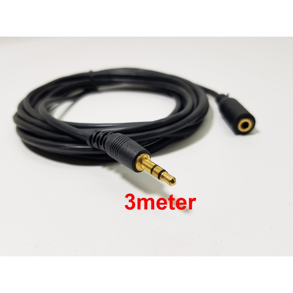 3 meter 3.5mm Stereo Audio Cable Male - Female / Extension cable