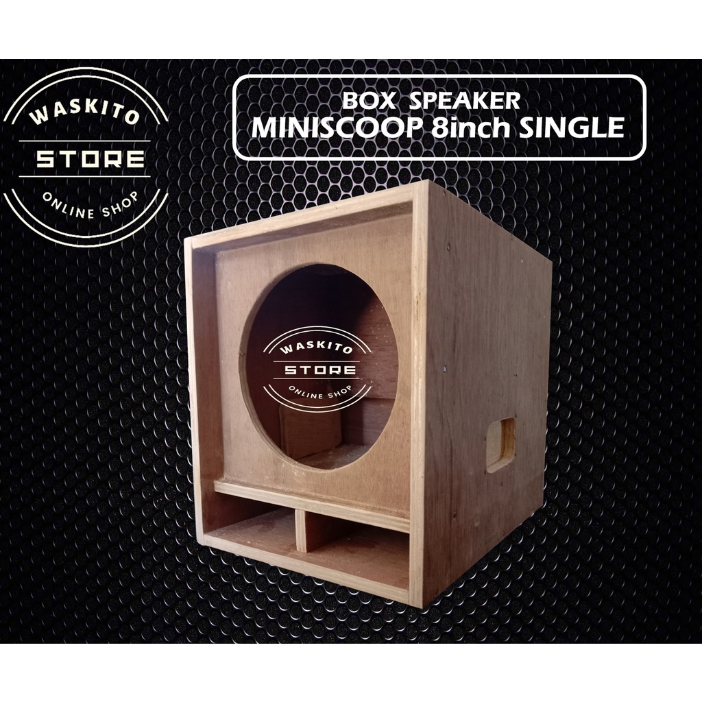 Box Speaker Miniscoop 8 inch Single