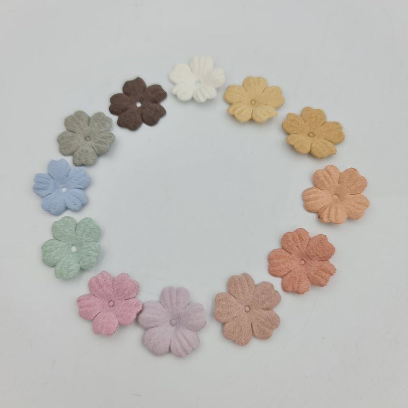 KELOPAK BUNGA SUEDE KOREA K5.mini perKUNTUM