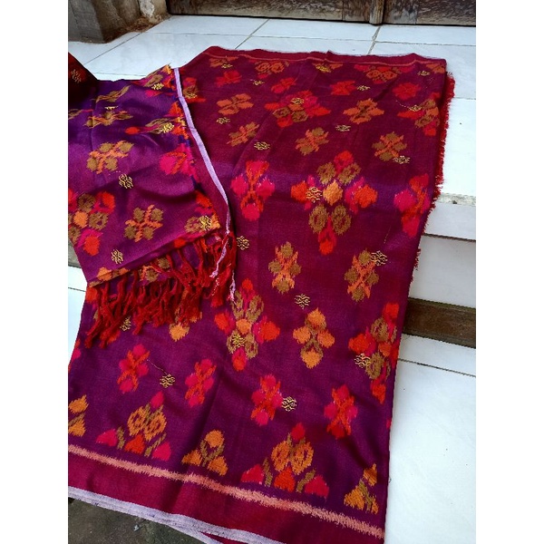 sutra mastuli Lasem set selendang dg Tretes emas