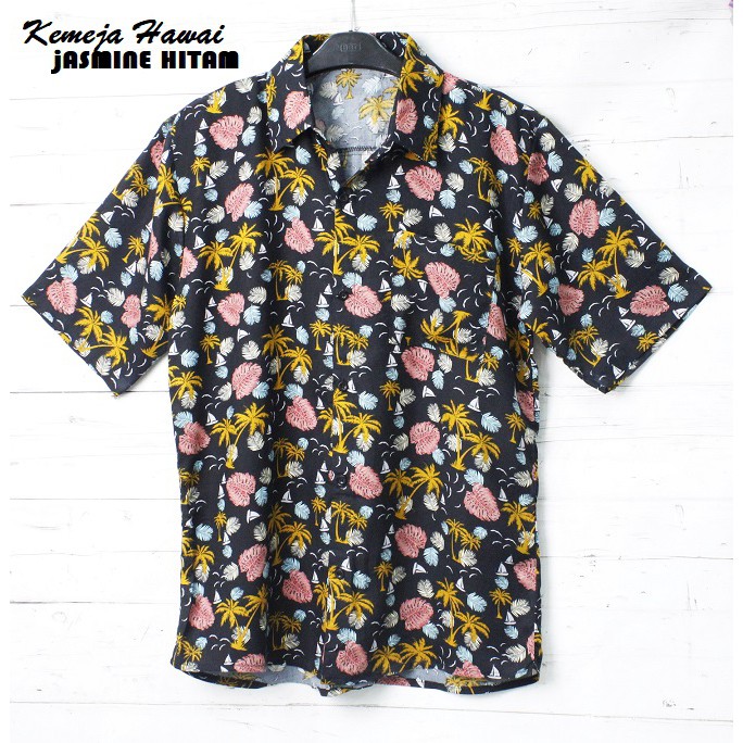 KEMEJA HAWAI FROSTY KEMEJA PRIA BAJU PANTAI COWO BALI REGGAE COWO PENDEK SANTAI RAYON HALUS