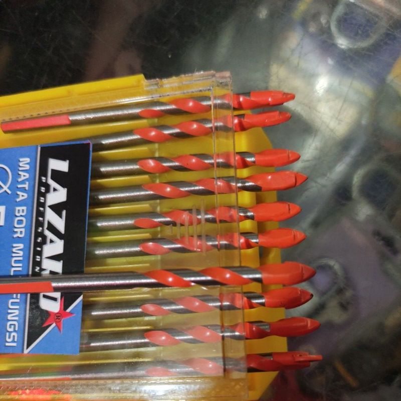 MATA BOR  TOMBAK LAZARO SERBA GUNA 5MM BISA BUAT BETON, KAYU,BESI,FIBER,KACA HARGA PER 1PCS
