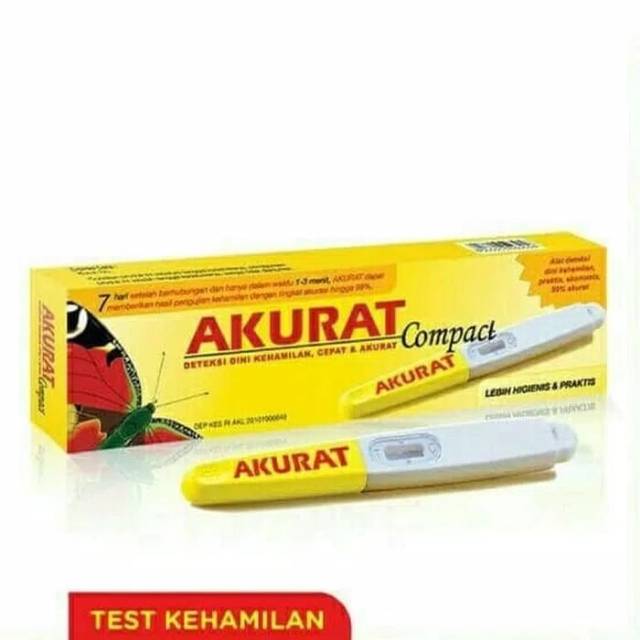 Test pack akurat compact sekali pakai