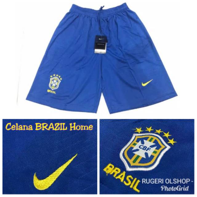 CELANA BRAZIL HOME WORLD CUP 2018 PIALA DUNIA