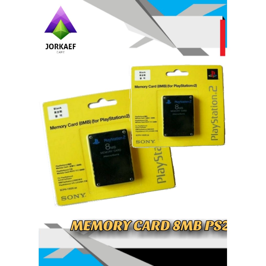 MEMORY CARD PS2 NEW 8MB HITAM MURAH