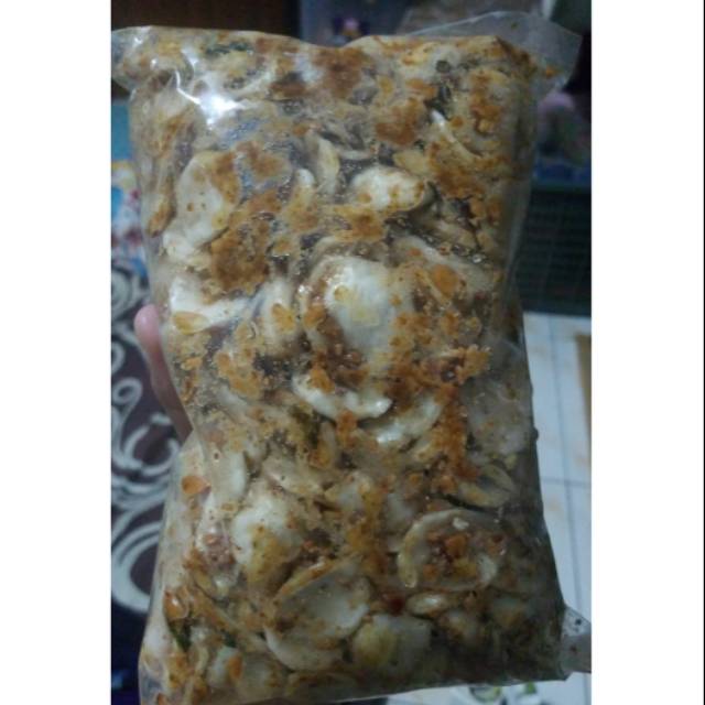 

Kerupuk seblak kacang tidak pedas