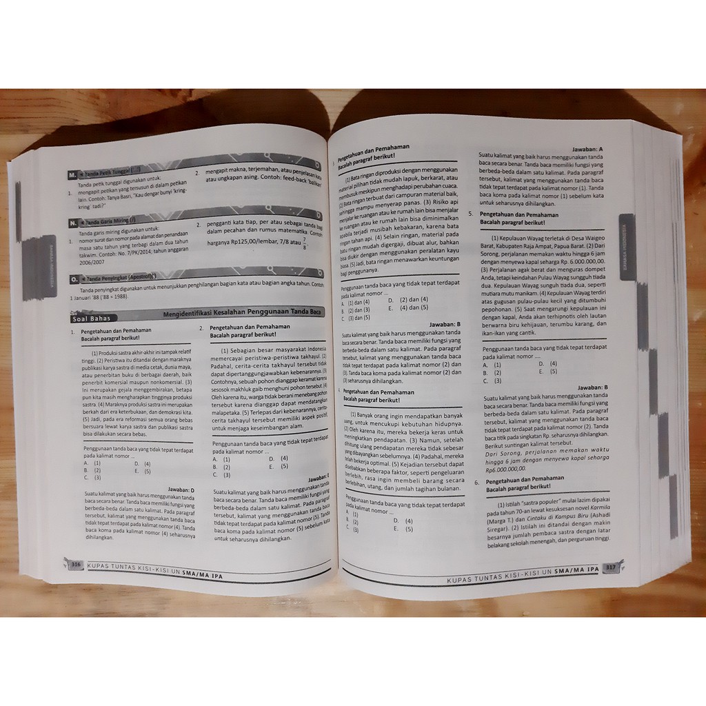 BUKU PELAJARAN SMA BUKU USBN SMA IPA KUPAS TUNTAS KISI-KISI 2020 PLUS USBN-3
