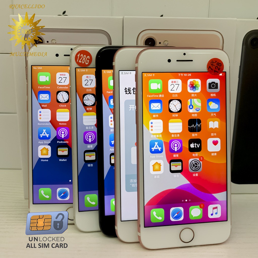 IPHONE 7 128GB / 32GB Second Original Fullset | Shopee