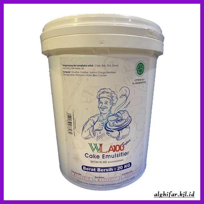 

Redwop-Gnikab- Cake Emulsifier Wl 100 (Super) @ 1 Kg / Pengembang Kue /Sp -Hallall.