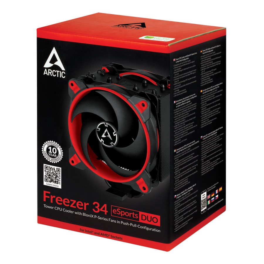 Arctic Freezer 34 eSports DUO - Red