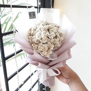 Baby Edelweis  Purple Small Series Bouquet Buket  bunga  