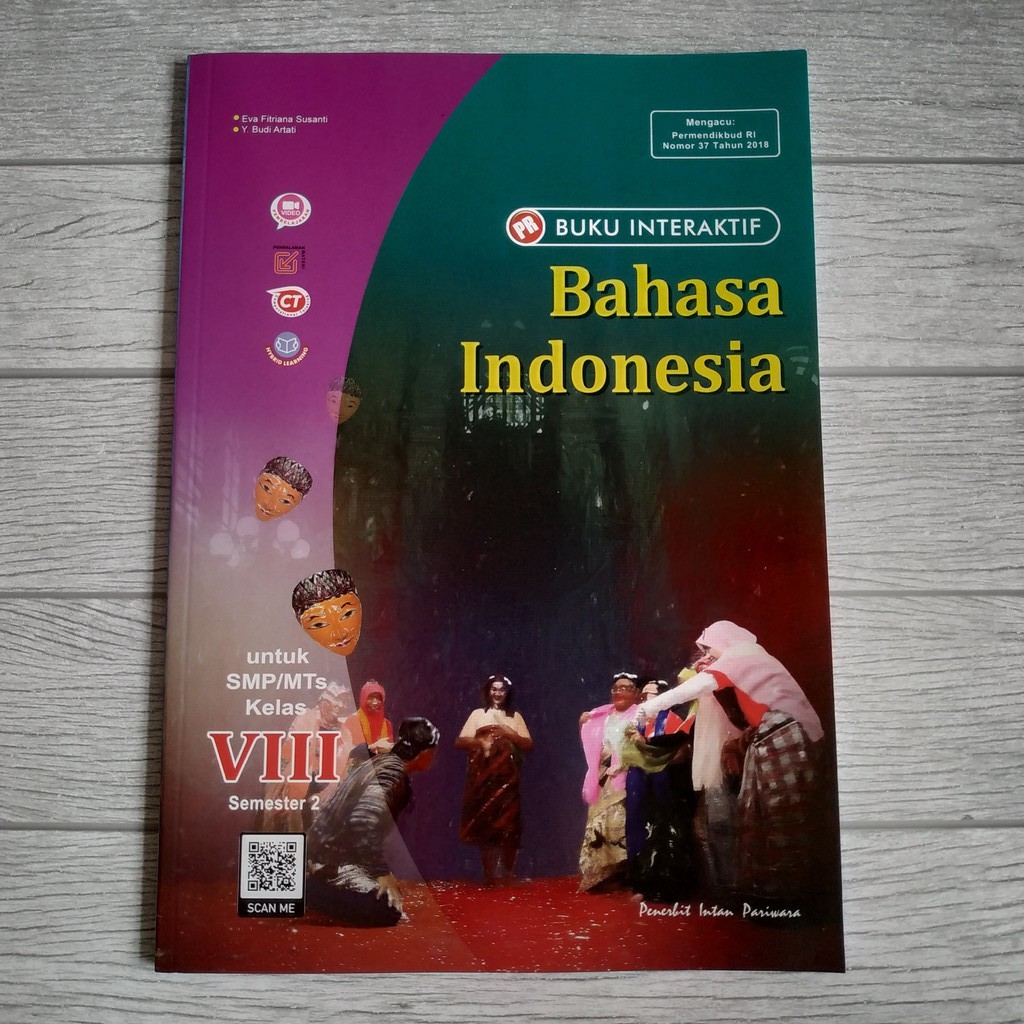 Buku PR Interaktif Bahasa Indonesia SMP/MTs Kelas 8 Semester 2 - Intan Pariwara-1