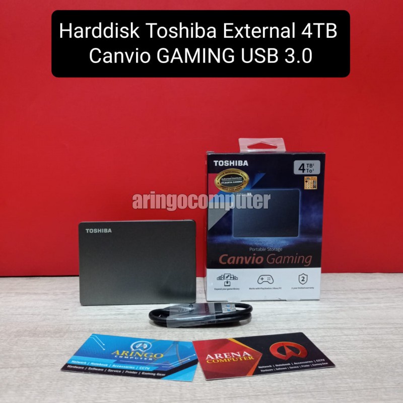 Harddisk Toshiba External 4TB Canvio GAMING USB 3.0