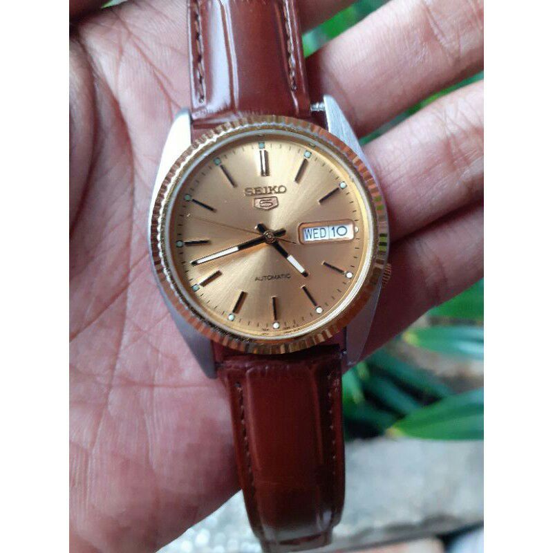 Seiko 5 SNXJ92K1 Automatic Gold Second