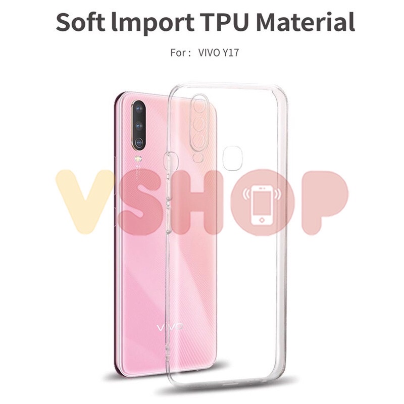 SOFTCASE TRANSPARAN VIVO Y17 2019 Y15 2019 Y12 2019 Y12i PREMIUM CLEAR CASE