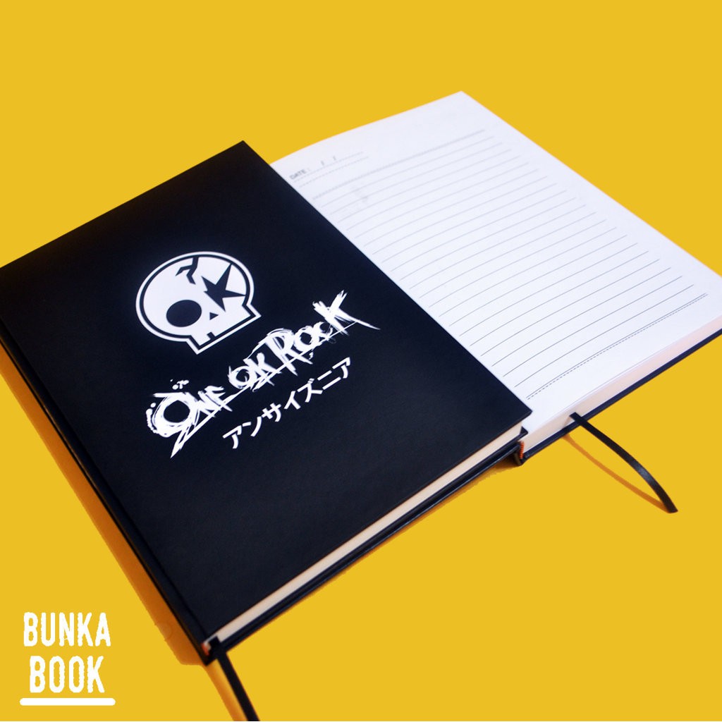 

Note Book Hardcover Musik One ok Rock Junral Agenda Planner