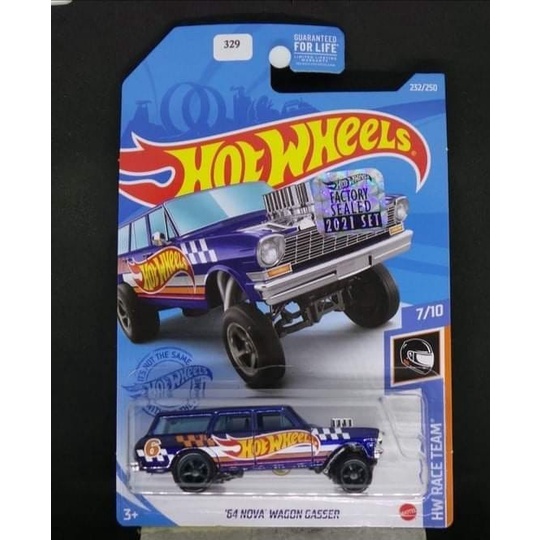 64 NOVA WAGON GASSER LIMITED! $TH Factory Sealed 2021 | Diecast Hot Wheels Mobil Mainan Anak Super Treasure Hunt FS THS